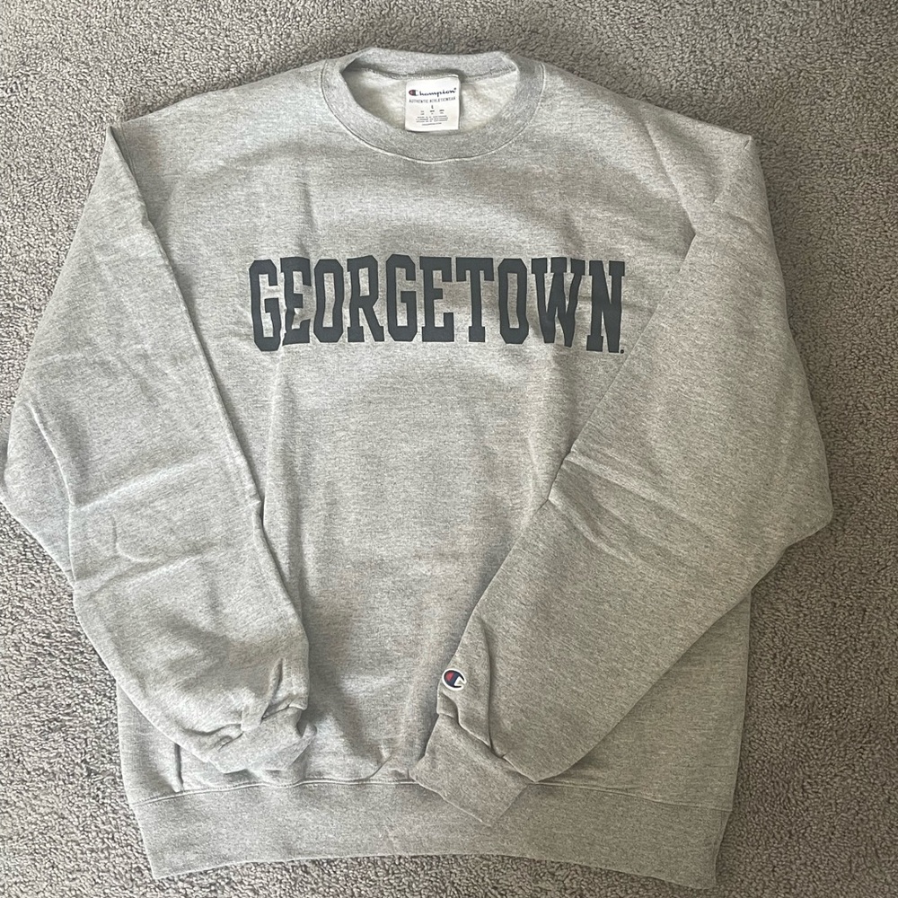 Champion Gray Georgetown Crewneck Sweater